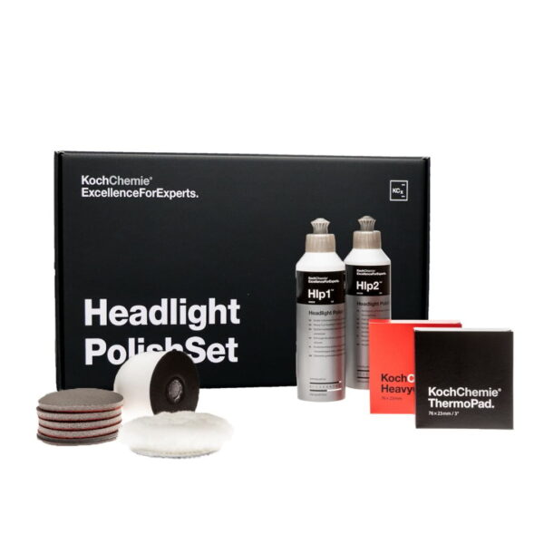 Koch Chemie Headlight Polish Set – Kit trattamento dei fari