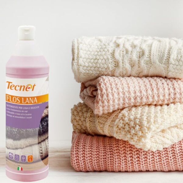 Tecnet Flos Lana 1 lt - Detergente capi delicati e lana - immagine 2
